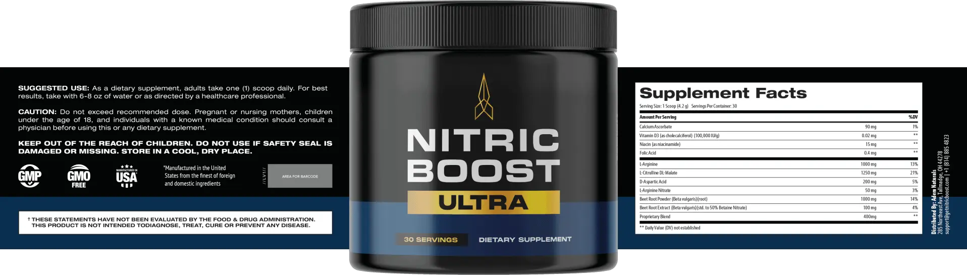 Nitric Boost Ultra Label